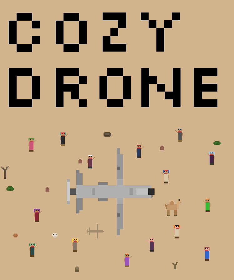 Cozy Drone vertical key art